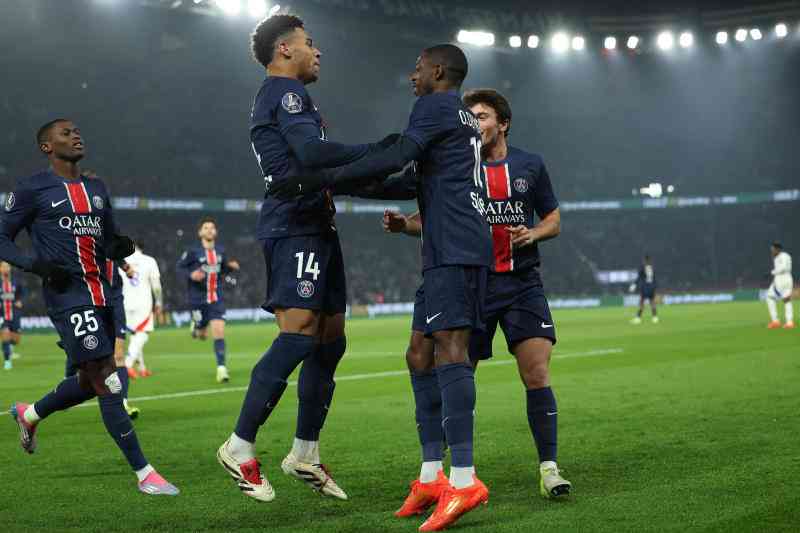 PSG’s injured Doue to miss Bayern match, out for several weeks